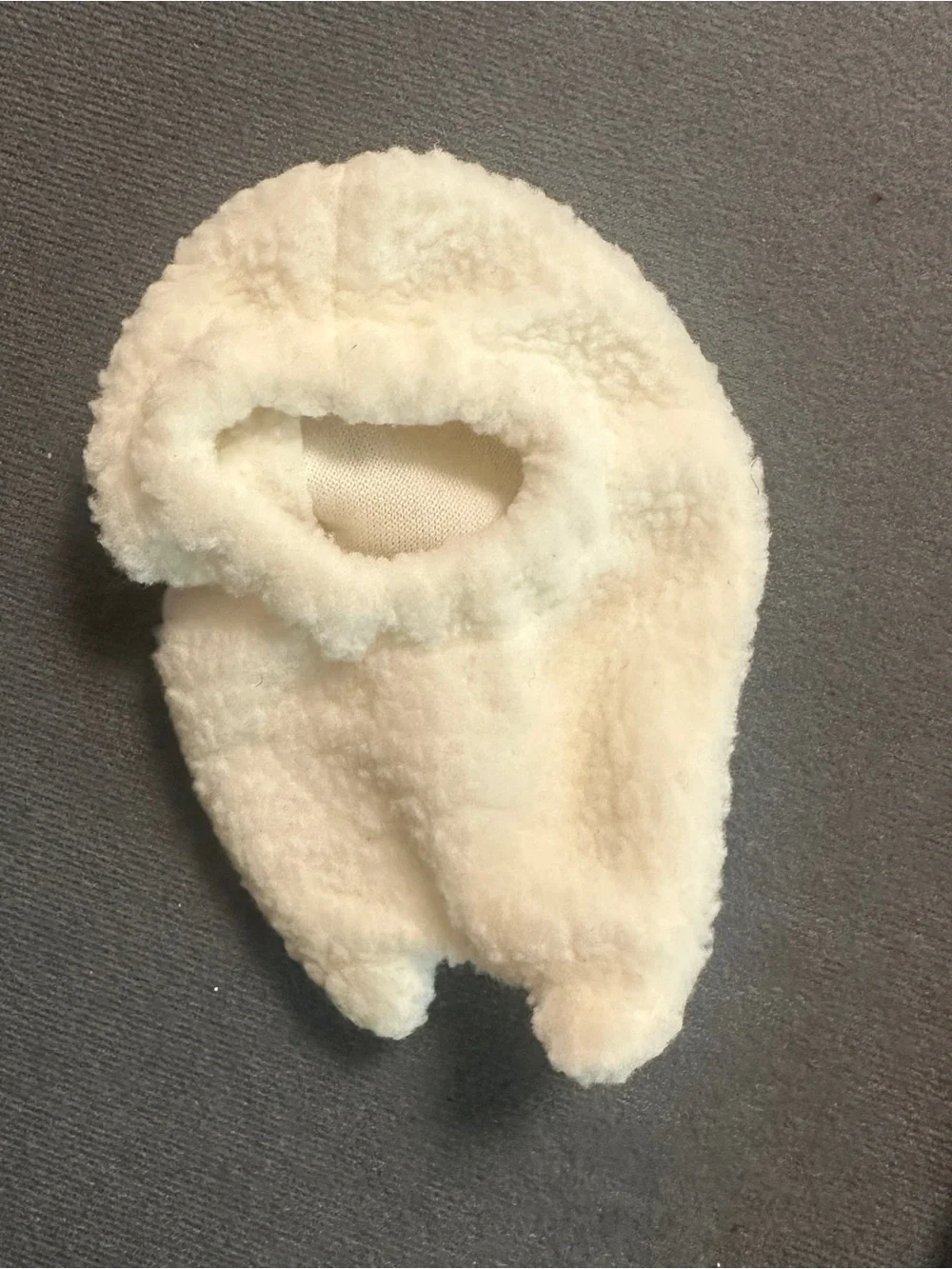 Living Fiction Little Lamb Baby Costume 12-18 Months Fleece Booties Halloween
